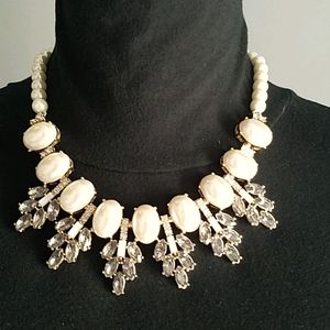 Talbots Pearl Statement Necklace